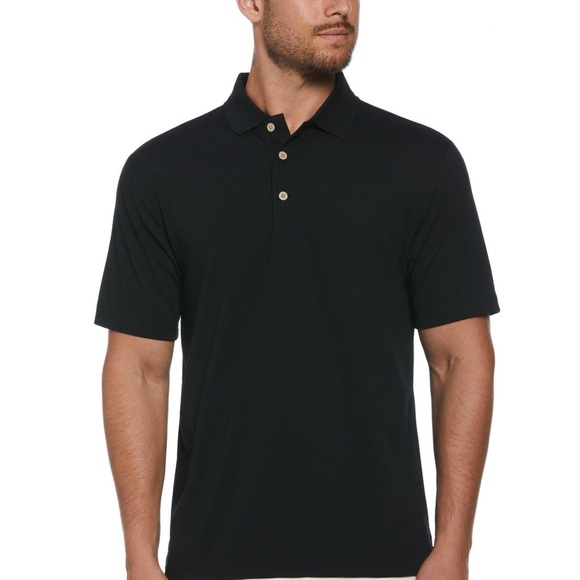 CUBAVERA SOLID TEXTURED POLO - Picture 1 of 4